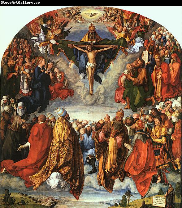 Albrecht Durer Adoration of the Trinity